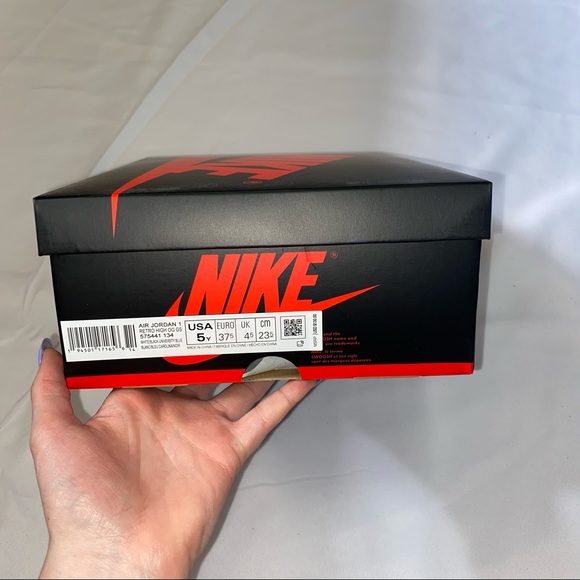 Nike Air Jordan 1 High OG GS University Blue 5Y - Picture 4 of 6